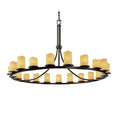 Justice Design Group CandleAria 21 Light 1 Tier Chandelier