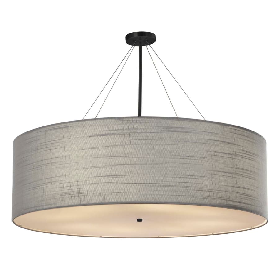 Justice Design Group Textile 48" Wide LED Drum Chandelier