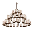 Justice Design Group LumenAria 45 Light 60" Wide Ring Chandelier