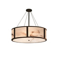 Justice Design Group Tribeca Single Light 48" Wide Integrated 3000K LED Drum Chandelier