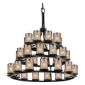 Justice Design Group Fusion 42" Wide Ring Chandelier