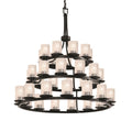 Justice Design Group Fusion 36 Light 42" Wide Pillar Candle Chandelier