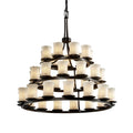 Justice Design Group Veneto Luce 36 Light 3 Tier Chandelier