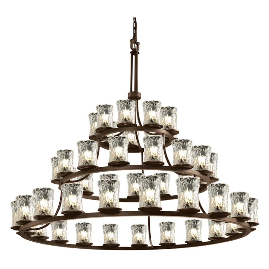 Justice Design Group Veneto Luce 60" Wide Ring Chandelier