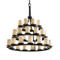 Justice Design Group Limoges 42" Wide Ring Chandelier