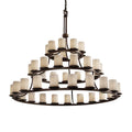 Justice Design Group Limoges 60" Wide Ring Chandelier