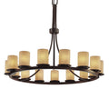 Justice Design Group Limoges 42" Wide Ring Chandelier