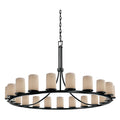 Justice Design Group Limoges 60" Wide Ring Chandelier