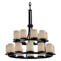 Justice Design Group Limoges 33" Wide Ring Chandelier