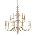 Kalco Carrara 15 Light 38" Wide Chandelier