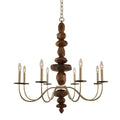Kalco Lassen 8 Light 34" Wide Chandelier