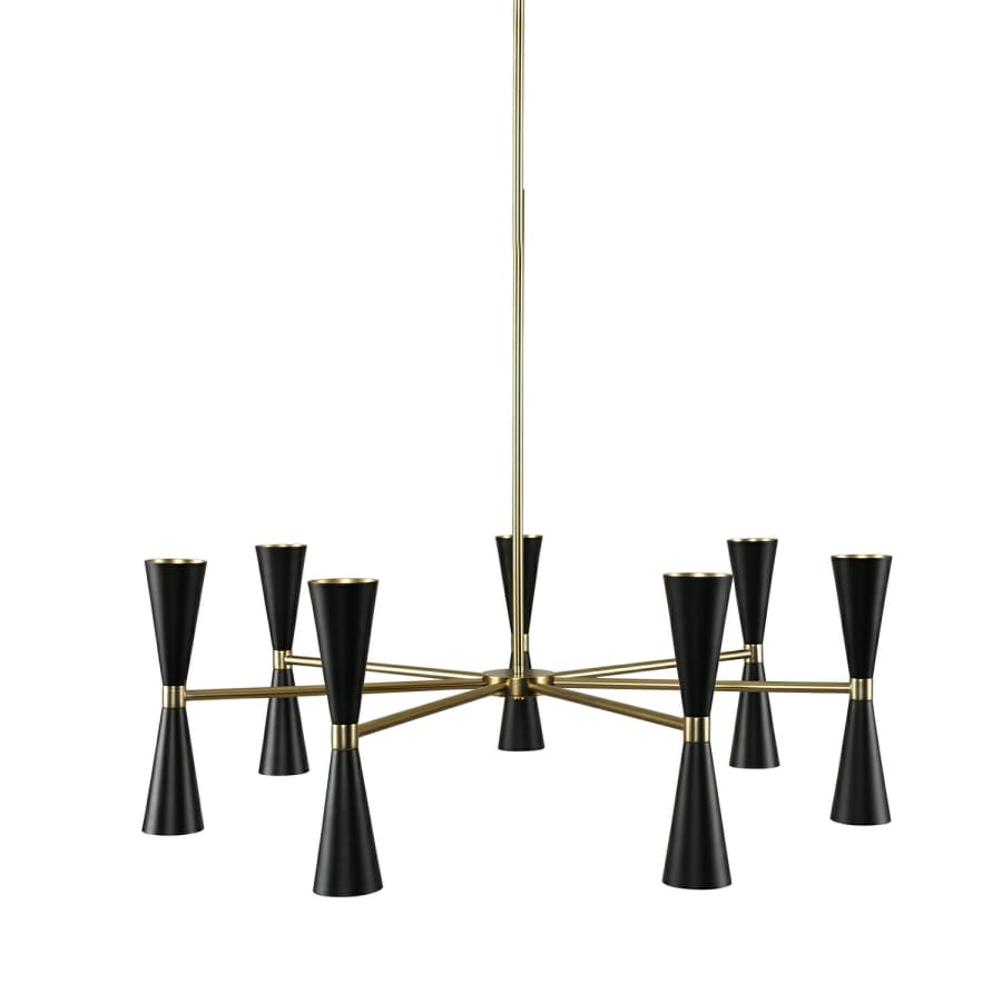 Kalco Milo 14 Light 35" Wide Chandelier