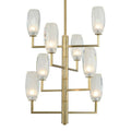Kalco June 8 Light 21" Wide LED Crystal Chandelier