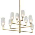 Kalco June 8 Light 16" Wide LED Crystal Chandelier