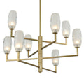 Kalco June 8 Light 36" Wide LED Crystal Chandelier