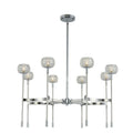 Kalco Mae 8 Light 32" Wide LED Chandelier
