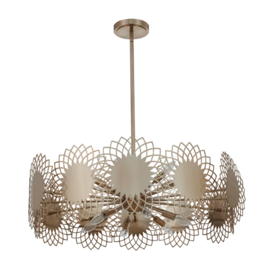 Kalco Helia 12 Light 32" Wide Drum Chandelier