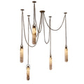 Kalco Flint 5 Light 38" Wide LED Multi Light Pendant