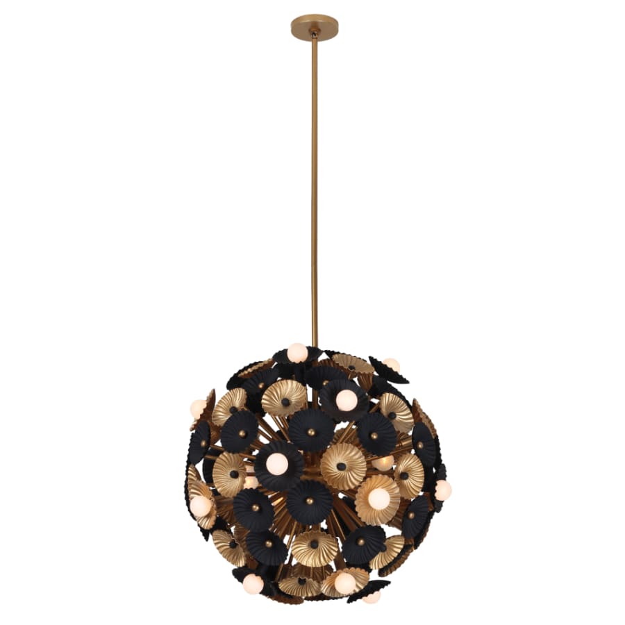 Kalco Damask 28 Light 28" Wide Pendant