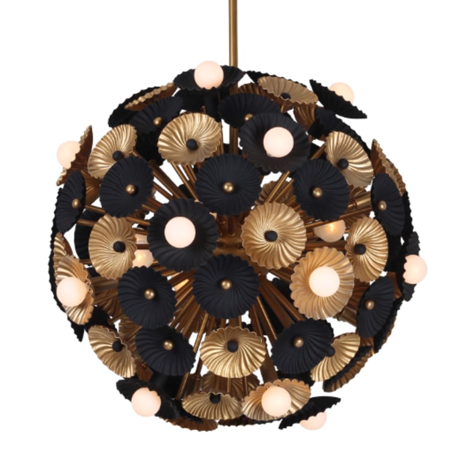 Kalco Damask 28 Light 28" Wide Pendant