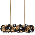 Kalco Damask 24 Light 48" Wide Linear Chandelier