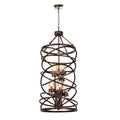 Kalco Eternity 8 Light 2 Tier Chandelier