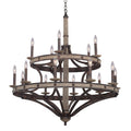 Kalco Coronado 15 Light 2 Tier Chandelier