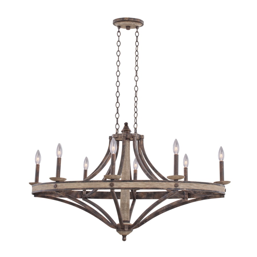 Kalco Coronado 8 Light Single Tier Linear Chandelier