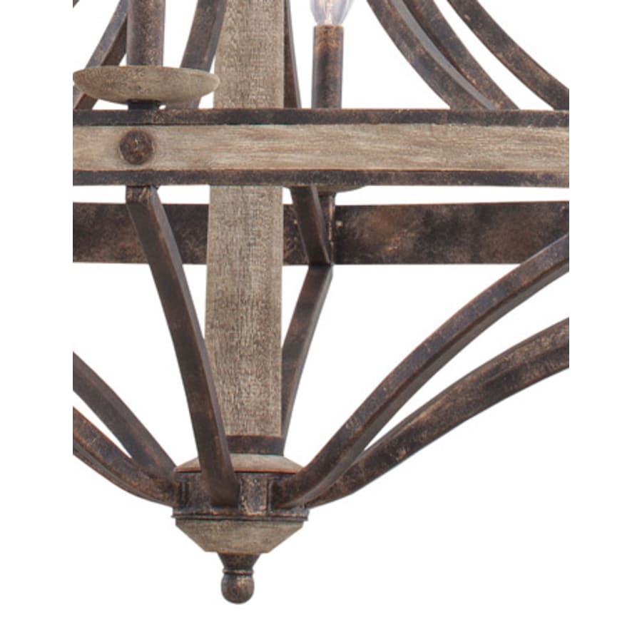Kalco Coronado 8 Light Single Tier Linear Chandelier