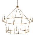 Kichler Carrick 18 Light 55" Wide Taper Candle Ring Chandelier