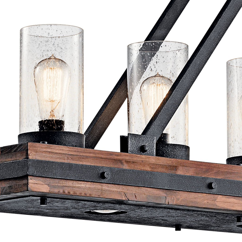 Colerne 46 1/2" Wide Black Kitchen Island Light Chandelier