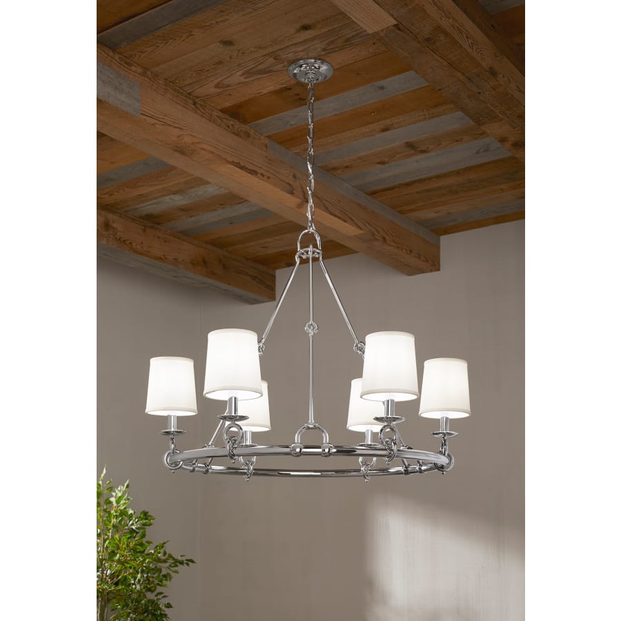 Kohler Lighting Terret 6 Light 36" Wide Taper Candle Ring Chandelier
