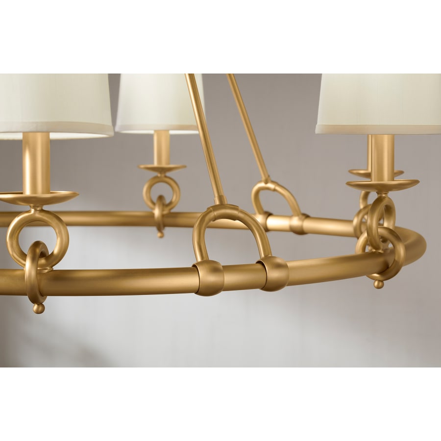 Kohler Lighting Terret 6 Light 36" Wide Taper Candle Ring Chandelier