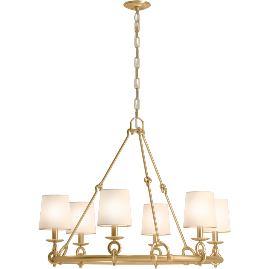Kohler Lighting Terret 6 Light 36" Wide Taper Candle Ring Chandelier