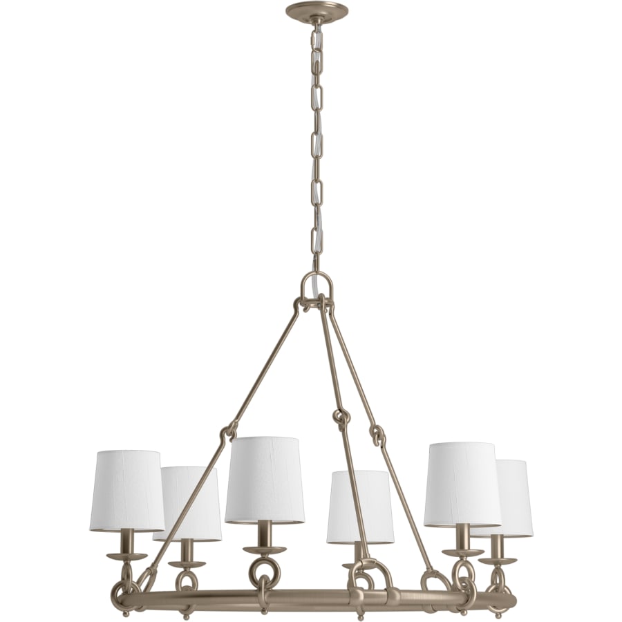 Kohler Lighting Terret 6 Light 36" Wide Taper Candle Ring Chandelier