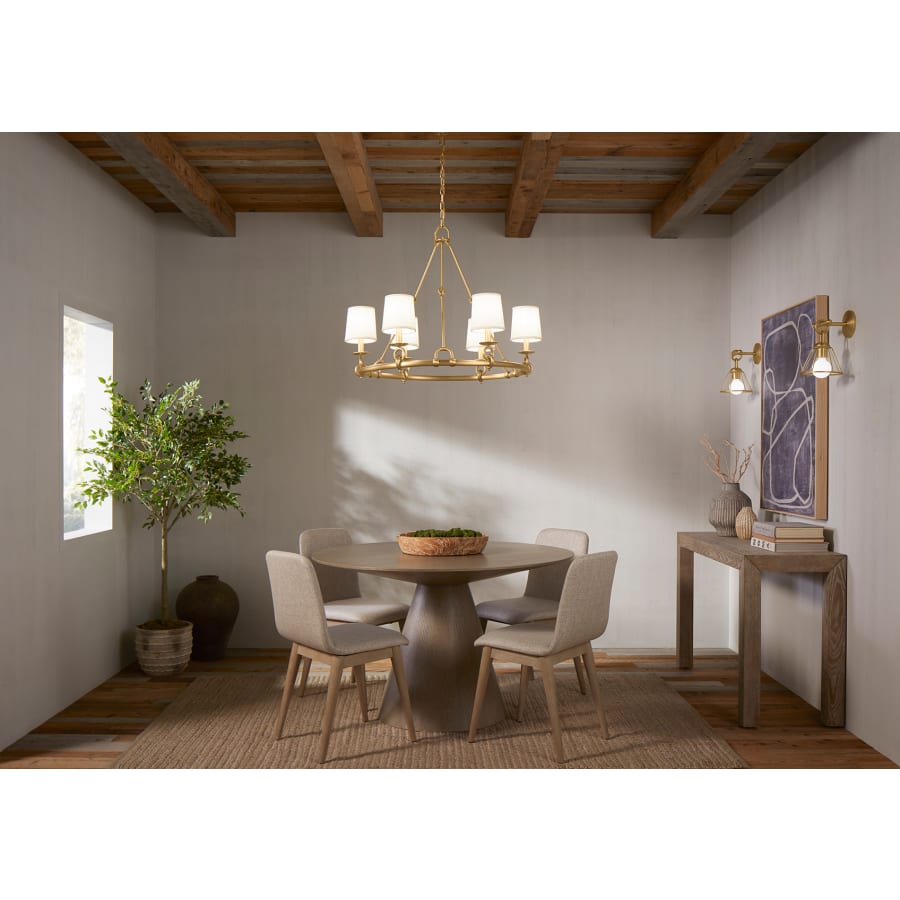 Kohler Lighting Terret 6 Light 36" Wide Taper Candle Ring Chandelier