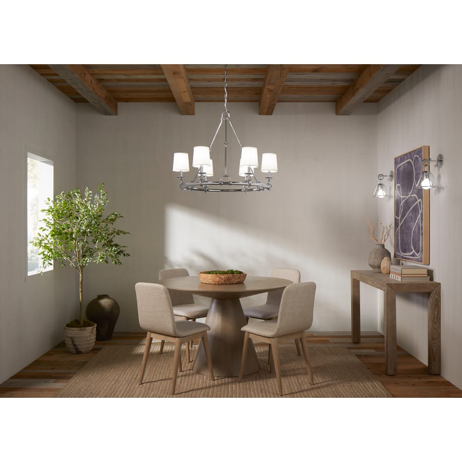 Kohler Lighting Terret 6 Light 36" Wide Taper Candle Ring Chandelier