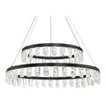 Kovacs Artic Glacier 49" Wide LED Crystal Ring Chandelier