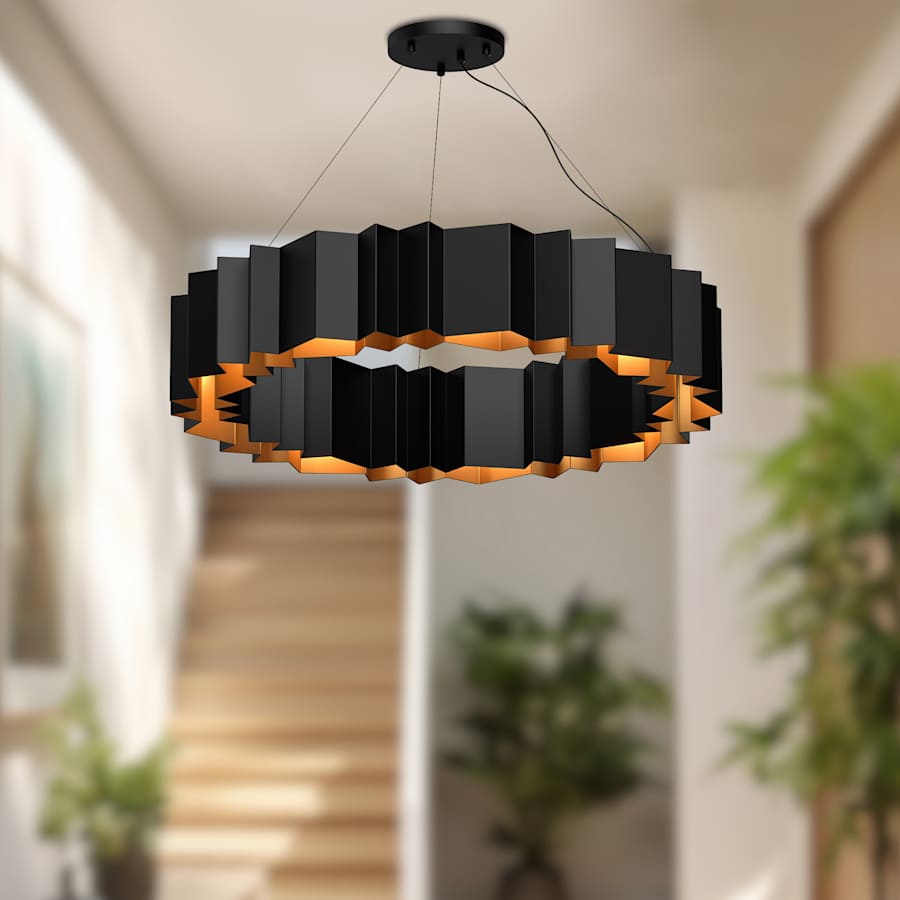 Kuzco Lighting Akira 12 Light Ring Chandelier