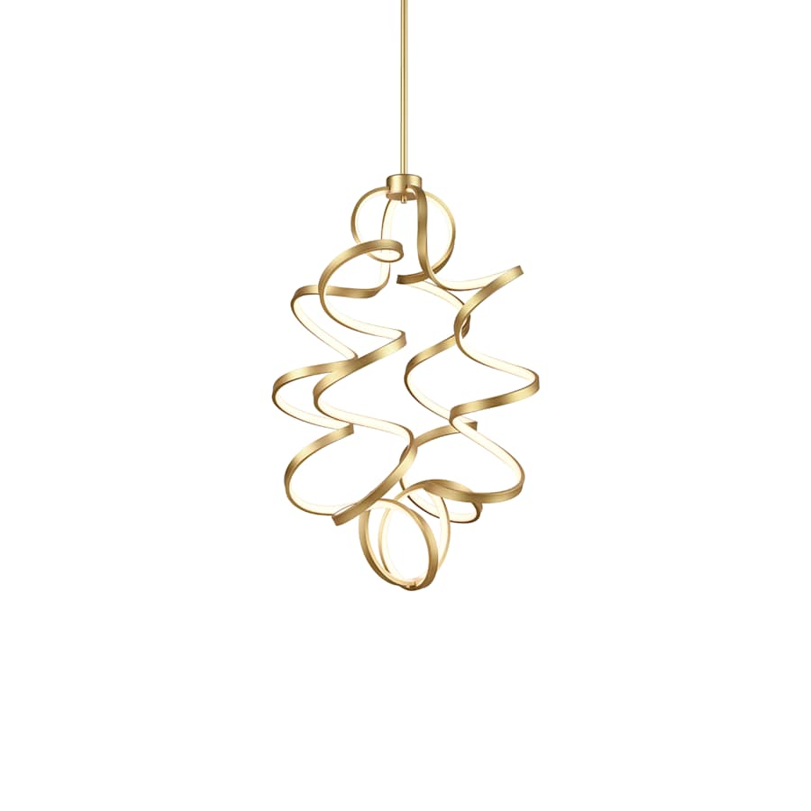 Kuzco Lighting Synergy 35" Tall LED Abstract Chandelier