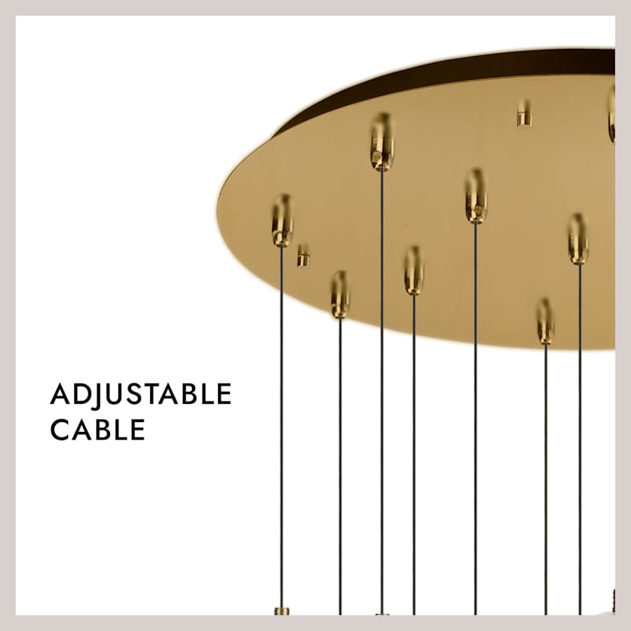 Kuzco Lighting Robson 24" Wide Lantern Chandelier