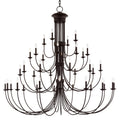 Livex Lighting Estate 38 Light 72" Wide Candle Style Chandelier
