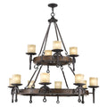 Livex Lighting Cape May 12 Light 2 Tier Chandelier