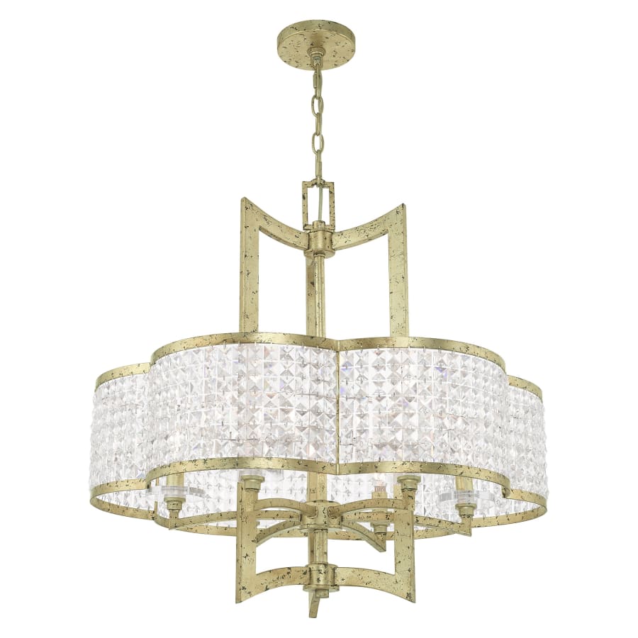 Livex Lighting Grammercy 6 Light 26" Wide Single Chandelier with Clear Crystal Diffusers