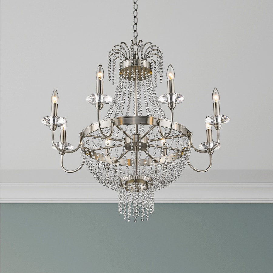 Livex Lighting Valentina 8 Light 1 Tier Chandelier