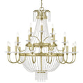 Livex Lighting Valentina 21 Light 3 Tier Chandelier