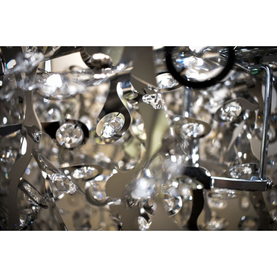 Maxim Comet 13 Light 35" Pendant with Crystal Accents