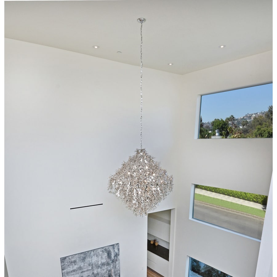 Maxim Comet 13 Light 35" Pendant with Crystal Accents