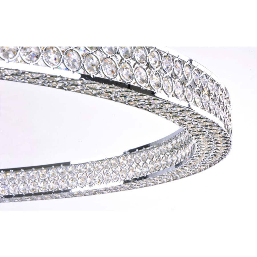 Maxim Eternity 40" Adjustable Ring LED Crystal Pendant