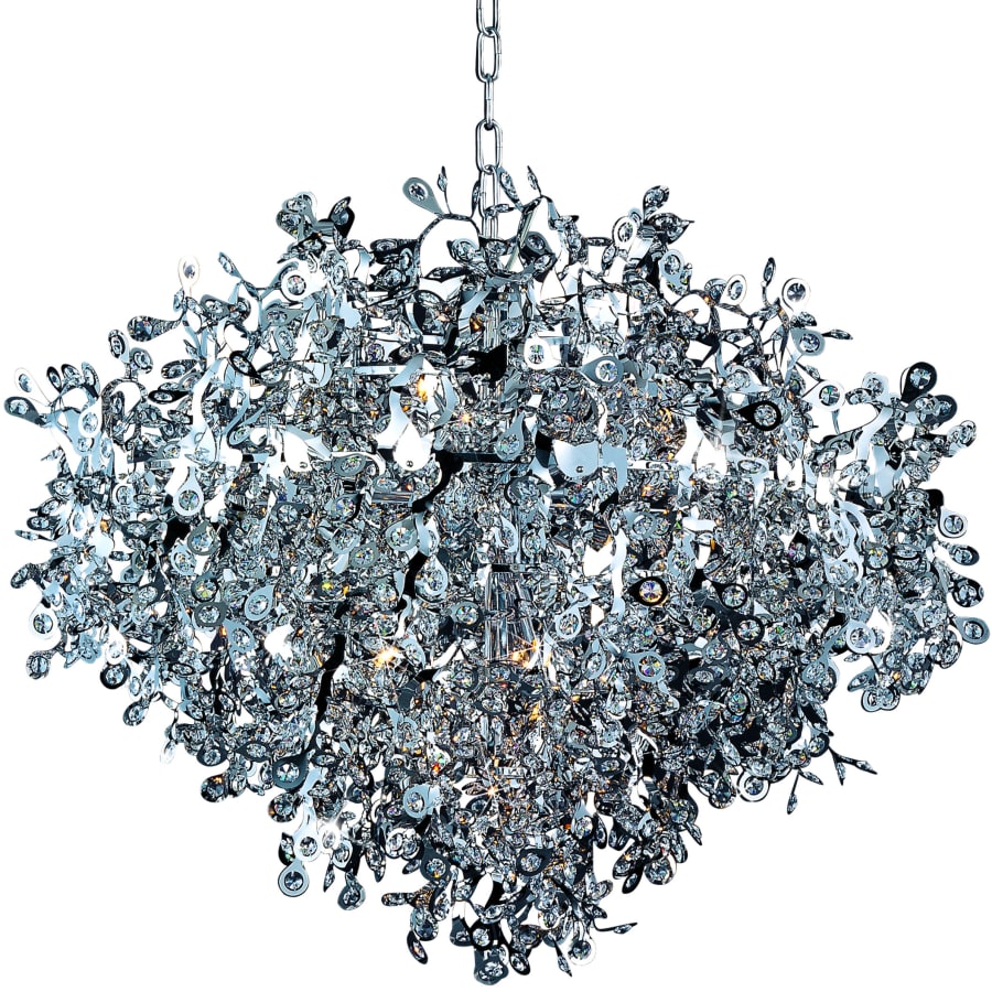 Maxim Comet 13 Light 35" Pendant with Crystal Accents